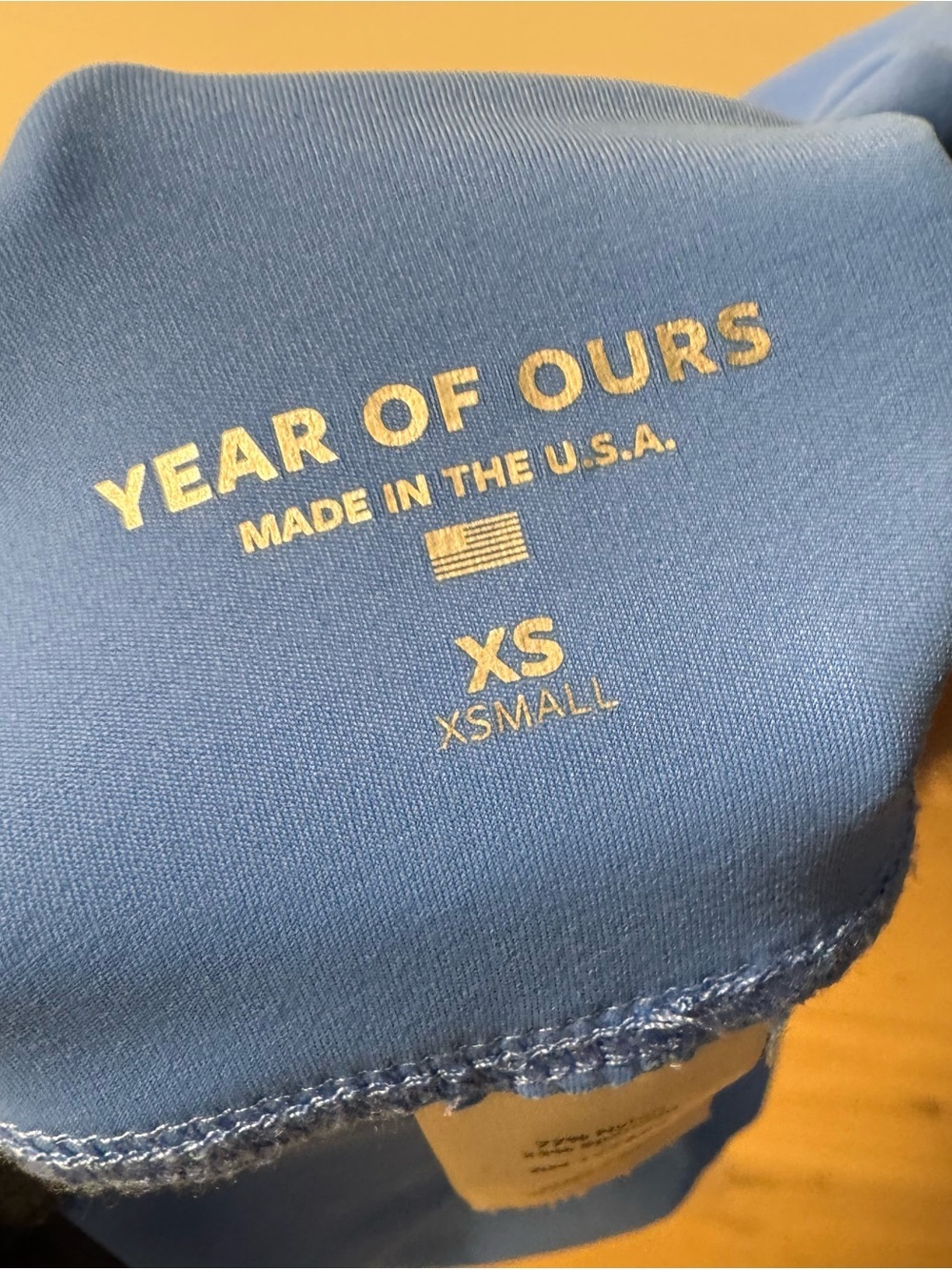 YEAR OF OURS- TENNIS SHORT- SIZE XS- BLUE- LIKE NEW - Picture 4 of 4